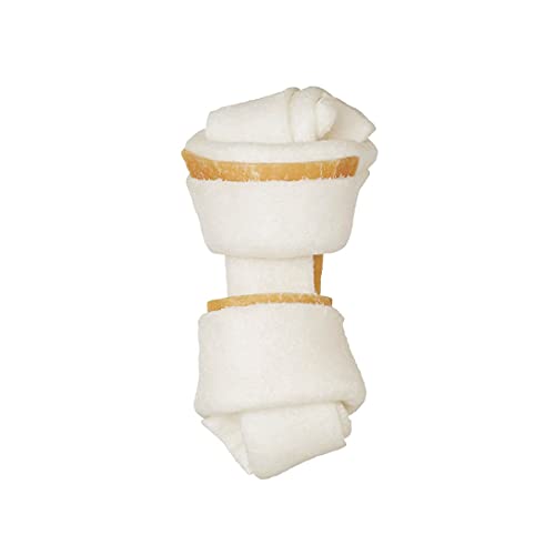 ディンゴ (Dingo) 犬 おやつ ミート・イン・ザ・ミドル オーラルボーン ミニ22本入 犬 おやつ ガム 牛皮の内側に肉を巻き込み最後まで飽きずに食べる長持ちガム ストレス解消やイタズラ噛み防止に役立つ よく噛むことで歯の汚れや歯垢を落とす 最後 画像