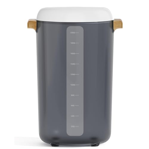 SAYOKO 真空保存容器 自動真空 保存容器 防虫/湿気防止/酸化防止 充電式 保存容器 20L 大容量 梅雨 ペットフードストッカー キャット/イヌ/ドッグ フード 真空 自動 密閉容器 猫/犬 フード 餌 保存 フードストッカー フリーズドライフード 鮮度キープカー フリーズドライフード 鮮度キープ (20L) 1枚目 画像