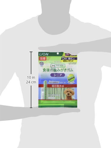 ライオン ペットキッス PETKISS 犬用おやつ 食後の歯みがきガム シニア 超小型犬用 3個パック まとめ買い LIONPET 中間 画像