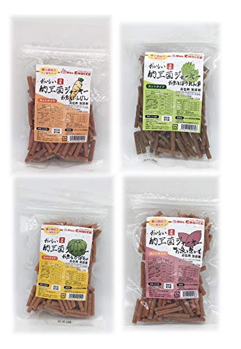 ドクターズチョイス 納豆菌ジャーキー カットタイプ 150g ×4種 1