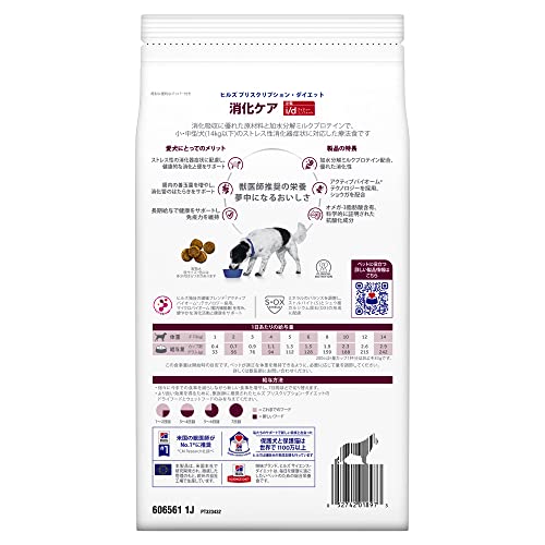 ヒルズ プリスクリプションダイエット ドッグフード ドライ i/d アイディー コンフォート 小粒 チキン 消化ケア 犬用 特別療法食 1kg 中間 画像