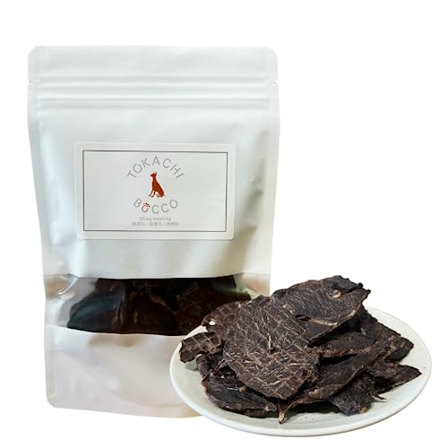 十勝ぼっこ 鹿肉ジャーキー エゾジカ 低脂肪 チャック付き【国産 無添加 無着色】40g / 犬用 北海道の鹿肉を使用 犬おやつ 犬餌 高たんぱく 低糖質 低脂質 1枚目 画像