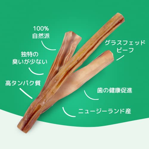 GoDoggy ブリースティックチュー 長持ちなデンタルおやつ 100%牛肉で臭い少なめ (Small (3)) 最後 画像