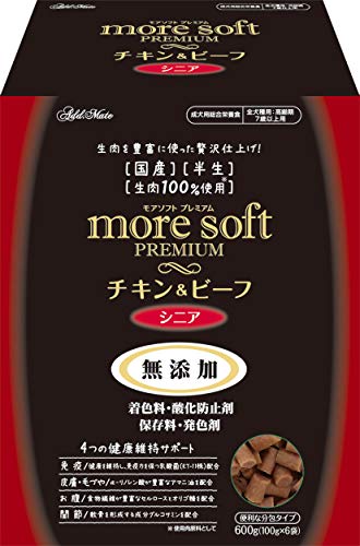 アドメイト (ADD. MATE) more soft モアソフト プレミアム チキン&ビーフ シニア 600g 1