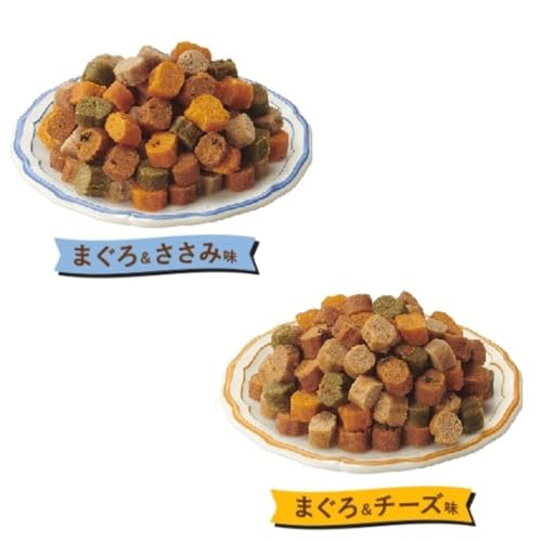 プッチーヌ 半生 7歳から 低脂肪タイプ 旨味まぐろ入り 200g(50g×4) ソフト 国産 無着色 アソート 小分け 200g(50g×4)×12個 (ケース販売) 最後 画像