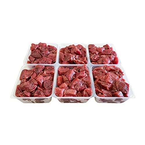 プレシカ 鹿肉ドッグフード モモ肉ぶつ切り小分けタイプ1kg (42g×24個) (シニア犬/全犬種対応) (無添加/低カロリー/高タンパク) 鹿肉 犬用 生肉 1枚目 画像
