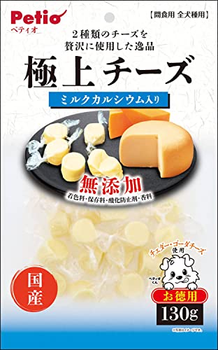 ペティオ(Petio) 極上 無添加 チーズ カルシウム入り 130g 1枚目 画像