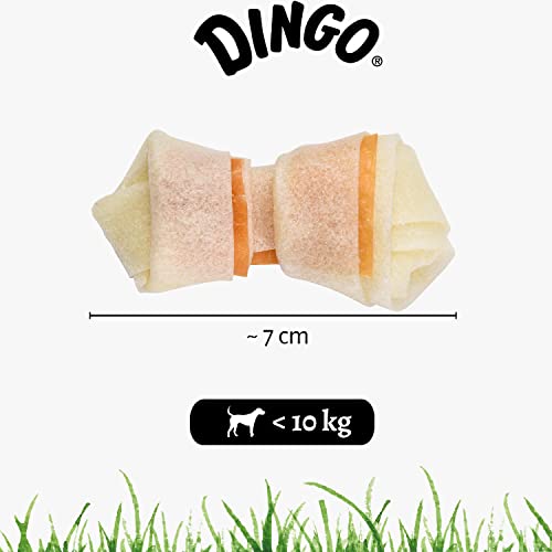 ディンゴ (Dingo) シニアオーラルボーン 犬 10本 犬 おやつ ガム 牛皮の内側に肉を巻き込み最後まで飽きずに食べる長持ちガム ストレス解消やイタズラ噛み防止に役立つ よく噛むことで歯の汚れや歯垢を落とす 中間 画像