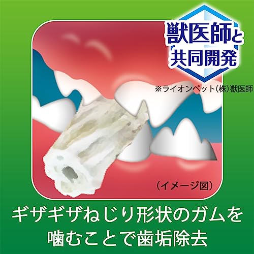 ライオン ペットキッス PETKISS 犬用おやつ 食後の歯みがきガム やわらか ジャンボパック 130gx2袋 LIONPET 中間 画像