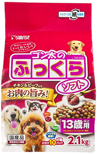 ゴン太のふっくらソフト 13歳以上用 2.1kg 総合栄養食 1