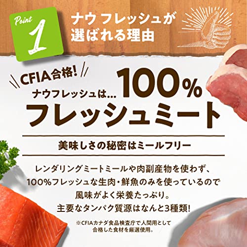 【新鮮・グレインフリー】 ナウフレッシュ 超小粒 小型犬 成犬 0.8kg ドッグフード グレインフリー ミールフリー ドライ (ターキー&サーモン&ダック) NOW FRESH 中間 画像