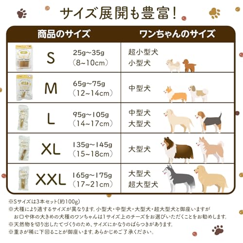 Laki ラキ ヒマラヤ産 ヤクミルクチーズ ヤクミルク チーズ ヤクチー 無添加 犬 おやつ ハード スティック デンタルケア ガム M 1本 小型犬 中型犬 中間 画像