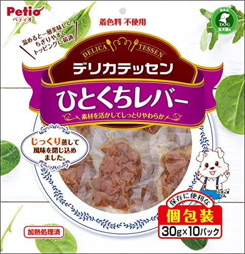 ペティオ (Petio) デリカテッセン ひとくちレバー 30g×10パック 1枚目 画像