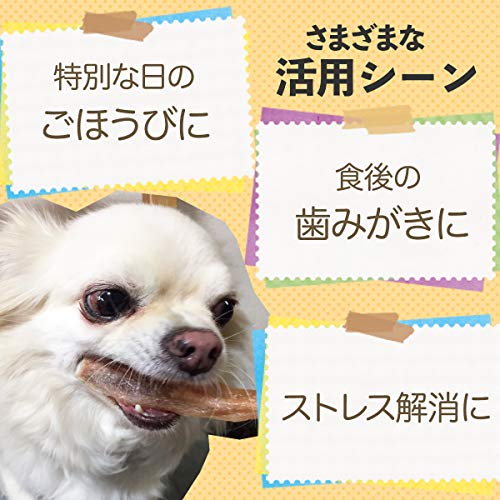 国産 牛アキレス 約200g 完全無添加 犬 おやつ 歯磨き用にも 中間 画像