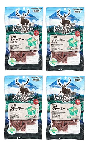 北海道ベニスン (Venison) エゾ鹿ジャーキーカットタイプ 150g×4個 1枚目 画像