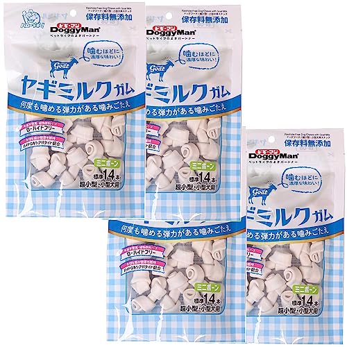 ドギーマン ヤギミルクガム ミニボーン 140ｇ(標準14本)×4袋 1