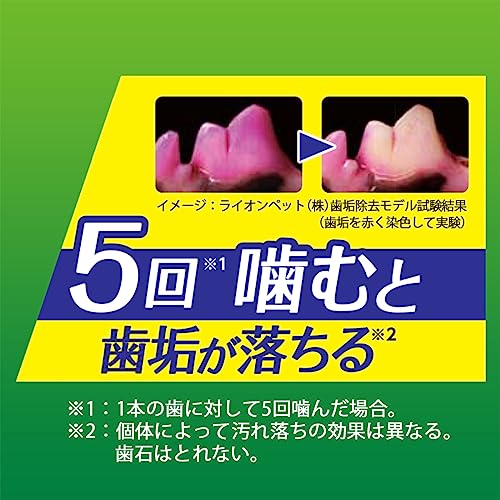 ライオン ペットキッス PETKISS 犬用おやつ 食後の歯みがきガム 低カロリー 小型犬用 3個パック まとめ買い LIONPET 中間 画像