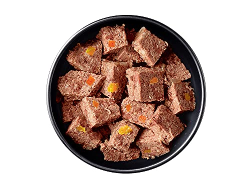 シーザー トレイ 成犬用 自然素材レシピ 着色料・香料 無添加 85g×7個 サーモン&さつまいも・にんじん 水分補給 ふわふわローフタイプ 総合栄養食 ウェットフード ドッグフード 缶詰 犬 Cesar 最後 画像