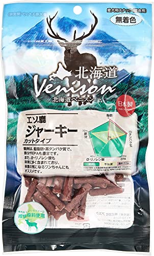 北海道ベニスン (Venison) エゾ鹿ジャーキーカットタイプ 150g×4個 最後 画像