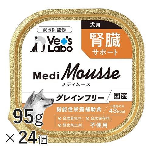 JPC メディムース 犬用 腎臓サポート 95g×24個 1枚目 画像