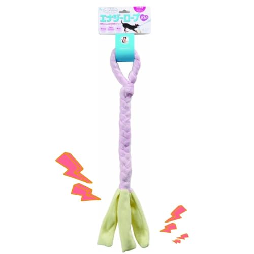 エナジー 犬 おもちゃ ロープ パピー ベビーピンク 噛む 小型犬 中型犬 噛むと音が鳴る 1