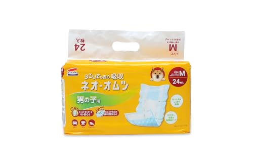 ネオ・ルーライフ ネオ・オムツ男の子用 M 小・中型犬用 24枚入り 単品 最後 画像