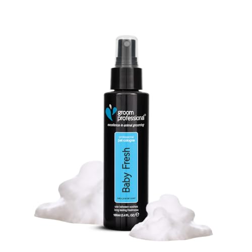 【ペット用 イギリス製 コロン】Groom ペット用コロン (Pet`s cologne）100ml 11種 ペット用香水 お手入れ 犬用 猫用 天然素材 ペット用品 ペットグッズ 芳香 コロン いい匂い 香り 長続き フレグランス ボディスプレー ブラッシング (BabyFresh/ベビーフレッシュ) 1
