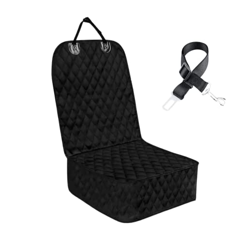 ideamall ペット用ドライブシート助手席 お手入れ簡単 防水防汚 折り畳み式 洗濯可能 犬猫用 (バックル付き) 1枚目 画像