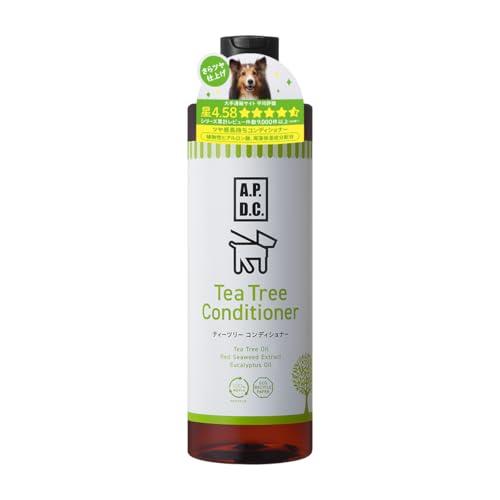A.P.D.C. ティーツリーコンディショナー 500ml (新パッケージ品) 全犬種対応 さらさら仕上げ ハーブ ティーツリーの香り 1枚目 画像