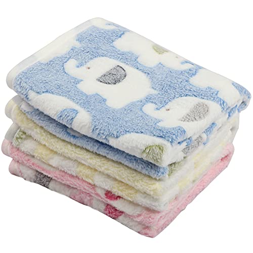 Bidason ペット ブランケット マット 3枚セット 布団 可愛い ひざ掛け スクエア型 リバーシブル ふわふわ ソフト 暖かい サンゴフリース 洗える 多機能 タオル 犬 猫 兼用 毛布 秋 冬 1