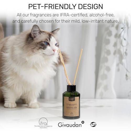 FURRYPURR ペットセーフリードディフューザー - ペットに優しい香り、長持ちするアロマ IFRA認定 | アルコール&防腐剤不使用 中間 画像
