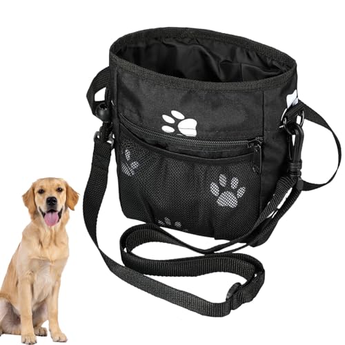 トリーツポーチ 犬 おやつ入れ お散歩バッグ 散歩 バッグ 犬お散歩ショルダーバック マナーポーチ トレーニングバッグ 訓練 さんぽ おやつポーチ ウエストポーチ 犬散歩バック 小物入れ エサ入れ 多機能 開閉便利 3WAY 1枚目 画像
