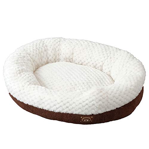 アイリスプラザ ペットベッド オーバルソファー ブラウン 1