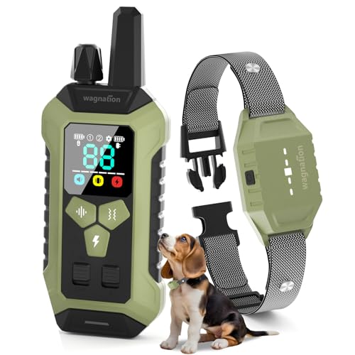 むだぼえ防止首輪 リモコン付き 犬しつけ首輪 犬吠え防止グッズ 強力 振動 静電気とビープ音3種類 無駄吠え改善 充電式 中型犬 大型犬用 無駄吠え防止 犬訓練 日本語説明書 1