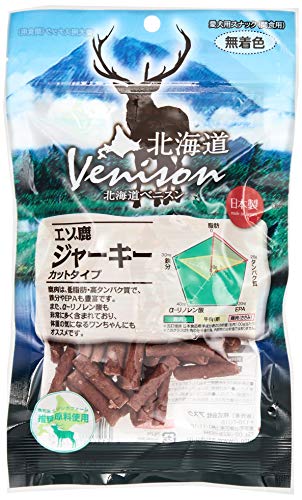 北海道ベニスン (Venison) エゾ鹿ジャーキーカットタイプ 150g 1枚目 画像