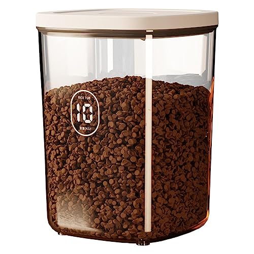 ペットフード ストッカー 真空 自動排気 ペットフード 収納バケツ 犬餌 猫餌 保存容器 真空ストッカー ワンタッチで制御 ドライフードストッカー ペットフード保存容器 大容量 密閉 貯蔵タンク 餌収納 湿気防止 フレッシュロック 飼料保管箱 ペットフードバレル 1枚目 画像