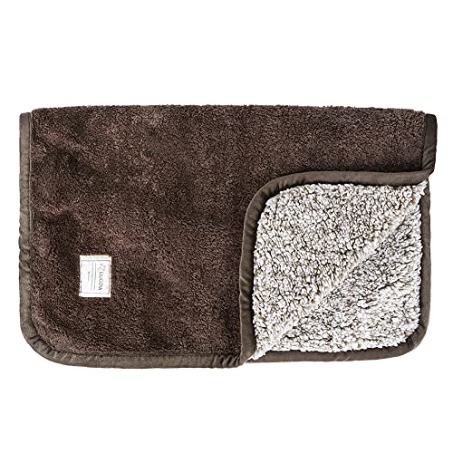 ペット用 ブランケット 防水 毛布 ペット 防水マット 吸水性 ふわふわ 防寒 保温 暖かい オールシーズン 洗える(ブラウン 80*60cm) 1