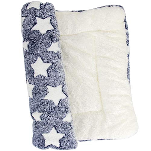 犬猫ペット用 ブランケット 毛布 マット-LUJPOIR タオル ソフト フランネル 秋冬の防寒 暖か 洗える 可愛い-LBX1 中間 画像