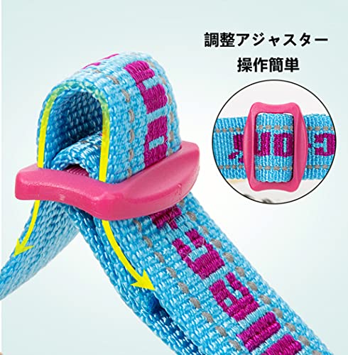 cocomall 引っ張ると首が締まるタイプ トレーニング犬首輪 TRUE LOVE専門販売店 犬の首輪 訓練用 中型、大型犬用 ペット用品 3M反射材料 ナイロン製 通気性 弾力性 ソフト おしゃれ 調節可能 簡単装着 (M, レッド＆ブラック) 中間 画像