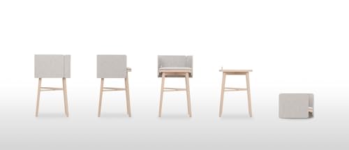 f&f ペットダイニングチェアー Sサイズ ライトグレーの特徴・詳細 画像