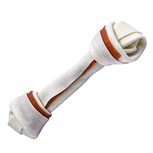 ディンゴ (Dingo) 犬 おやつ ミート・イン・ザ・ミドル オーラルボーンL1本入 牛皮の内側に肉を巻き込み最後まで飽きずに食べる長持ちガム ストレス解消やイタズラ噛み防止に役立つ よく噛むことで歯の汚れや歯垢を落とすの特徴・詳細 画像