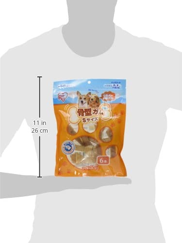 アイリスオーヤマ 犬 おやつ 骨型ガムビーフ Sサイズ 6本入 (× 4)の特徴・詳細 画像