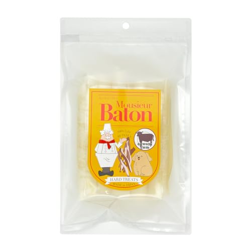 ムッシュバトン 牛皮ガム ハードトリーツ 5本入 犬用の外観・全体像 画像