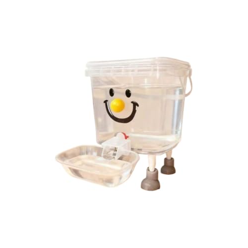 自動ペット給水器 - 電源不要!大容量の水タンク、重力式自動給水、ペットに常に新鮮な水を提供。週1-2回の給水で済み、毎日の給水の手間を解消! 1