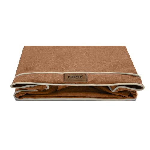 EMME掃除しやすいタイプペットベッドソファーカバー犬ベッドカバー洗える取りつけ便利カバーのみ 111X86X26cmのベッドに向け カッフェラッテ XLサイズ 1