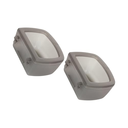 こぼれ防止吊り下げペットウォーターボウル小型犬用安全フックデザイン散水フィーダーお手入れ簡単クレート給水器2個犬用水飲みボウル 1