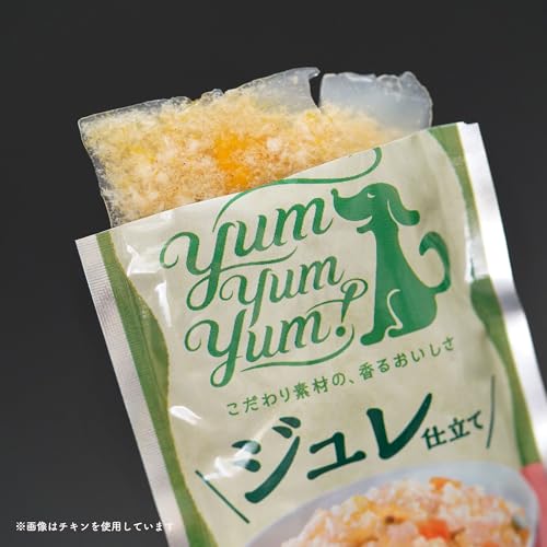 yum yum yum! ヤムヤムヤム ドッグフード ウェット ジュレ仕立て ビーフ 30g × 12袋 まとめ買い [ 小型犬 中型犬 大型犬 全年齢 ] 国産 無添加の特徴・詳細 画像