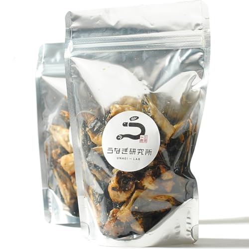 うなぎ研究所 うなぎ屋が創る本気のペットのおやつ うなぎの頭 半助 乾燥うなぎ【無塩 無添加 保存料不使用】 素焼き ウナギ 鰻 犬用 猫用 ペット おやつ ペットフード 犬のおやつ (100g) 1