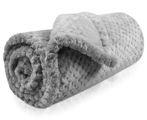 ペット 毛布 ペット ブランケット ペット用 あったかグッズ 洗えるペットシーツ 冬 丸ごと洗える 繰り返し使える 滑り止め ブランケット ふわふわ 暖かい 洗える 冬用 犬 猫 四季適用 ソフト 通気性 お部屋 車内 玄関 四季適用(グレー 70 x 100cm) 1