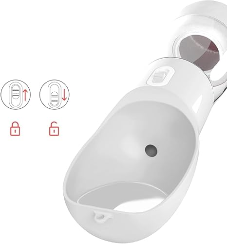 FurBall ペット用水飲みボトル 携帯用ペット水飲み器 給水器 犬 猫 給餌器 セット 水槽付き 水漏れ防止 手軽に水分補給 お手入れ簡単 持ち運びやすい 散歩 外出の特徴・詳細 画像